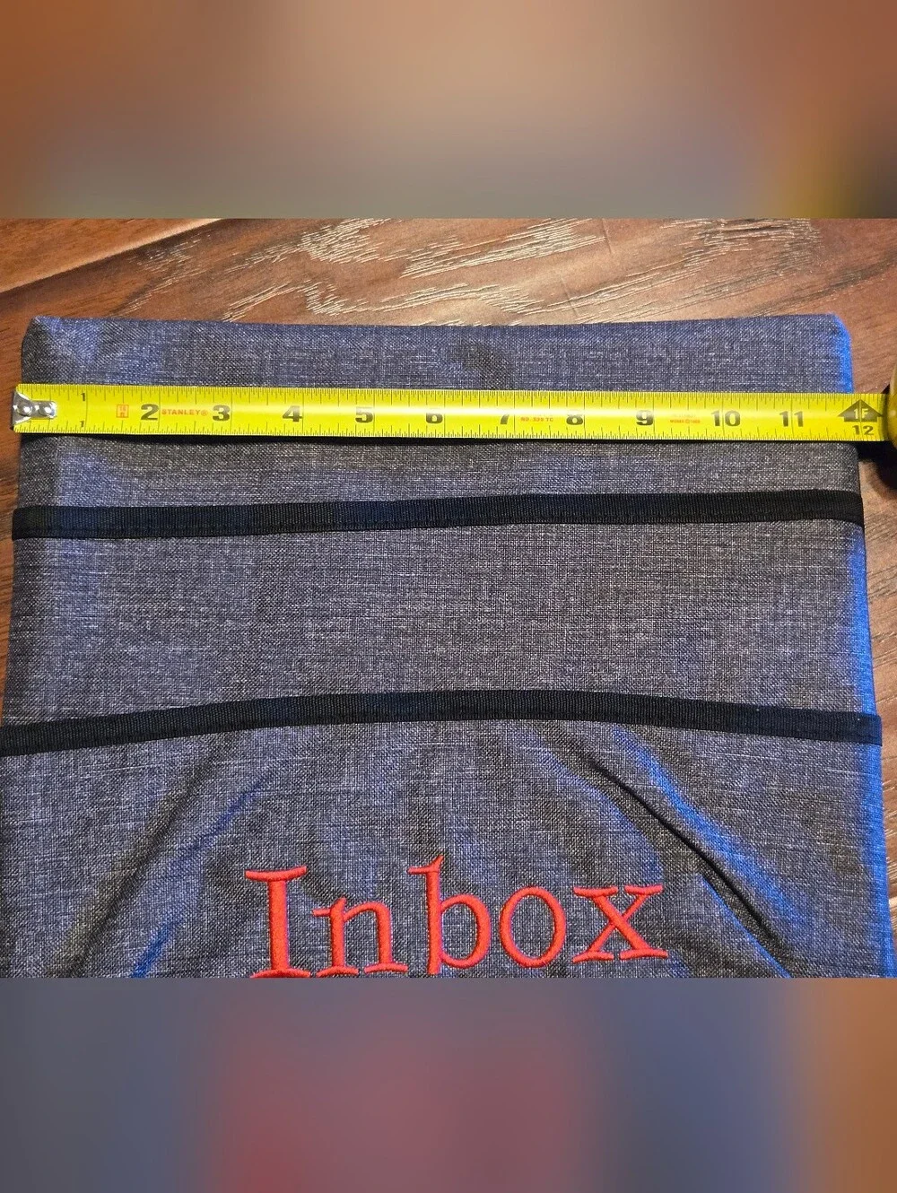 New Mail/paper/homework Hanging Organizer 2 Pockets Embroidered Inbox